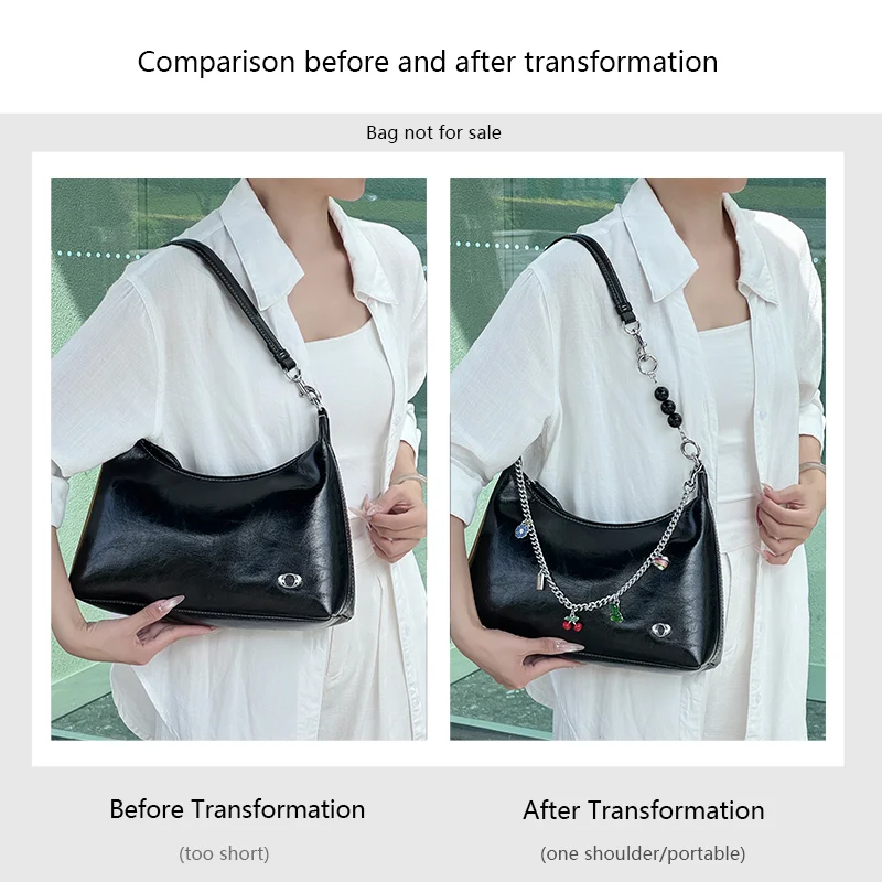 تمديد سلسلة لمدرب جولييت 25 30 سلسلة الزخرفية قلادة الديكور حزام الكتف حقيبة التحول ملحقات السلسلة #2