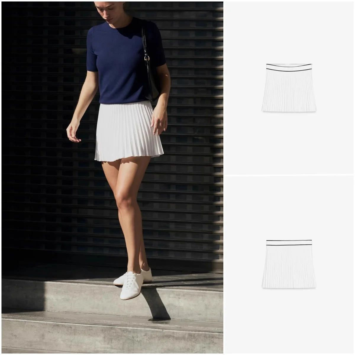 

Spring New Women's High Waist Wide Pleat Faionable Casual Skirt Pants Gown Polyester Fiber Commute Sle ort Skirt