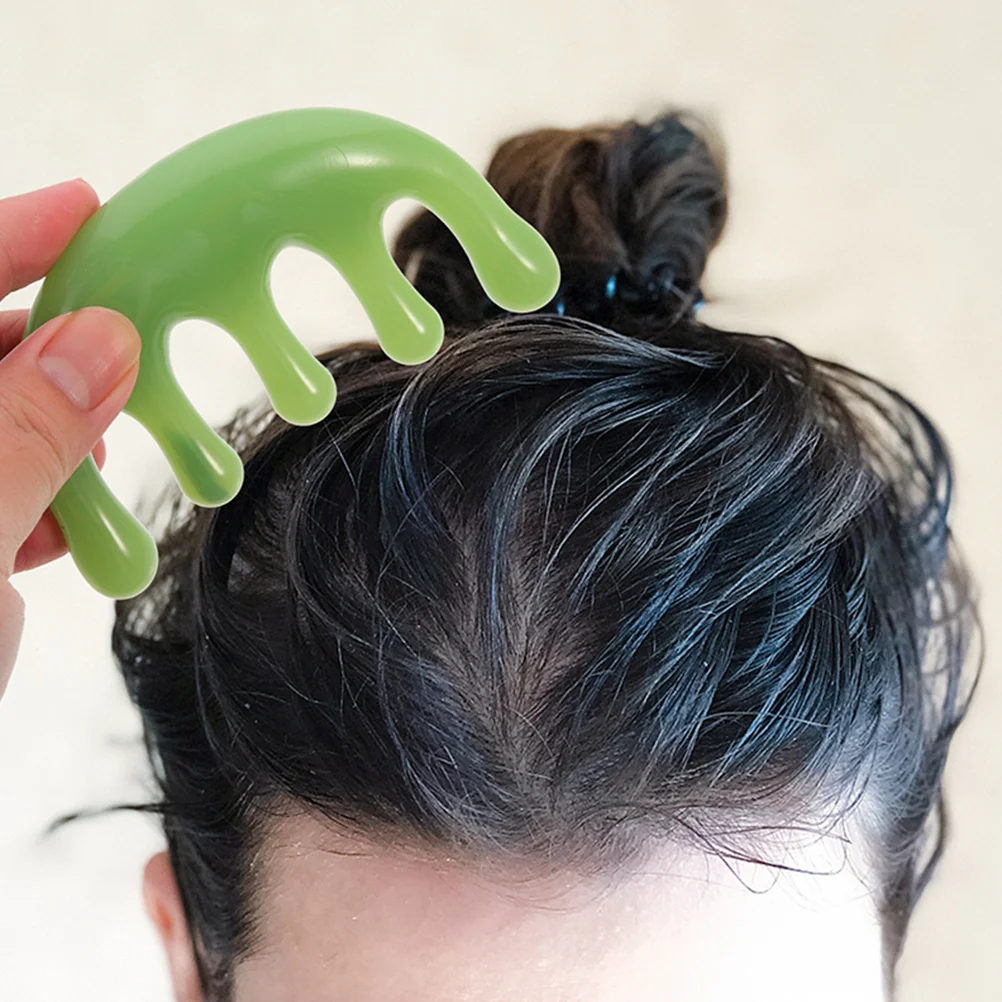 

2 шт., массажная расческа с широкими зубьями, массажер для акупунктурной точки кожи головы, расческа для ухода за волосами, расческа для релаксации, скруббер для кожи головы в крови