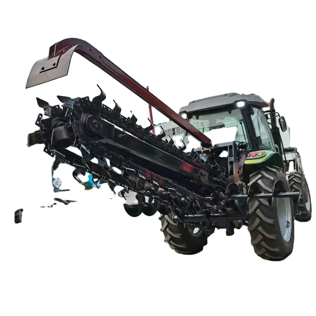 Hot Selling Tractor Type Trenching Machine with Low Price