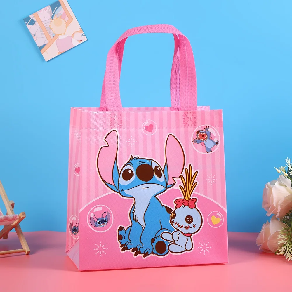 

Stitch Bag for Gifts Lilo Gift Bag Stitch Handbag Party Favors Disney Stitch Shopping Bag Lunch Bag Water Bottle Student Gift