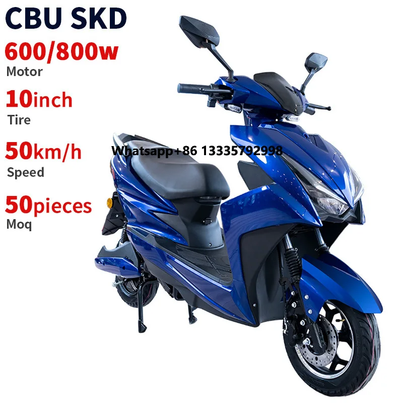 

’CKD SKD Adult Racing Sport Electric Motorcycle 600/800W 50km/h Speed 2 Wheel 10 Inch Electric Motorcycle Scooter for Adult