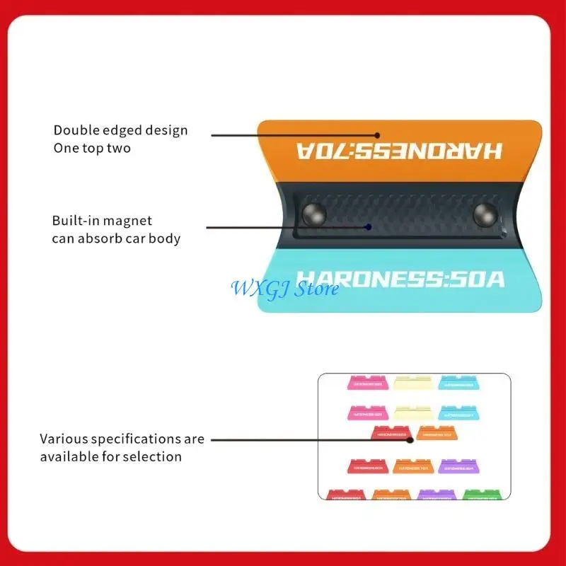 

37JE Detachable Squeegee for Car Wrapping with Heat Resistance Vinyls Installation Tool Ergonomic Grip Easy Use