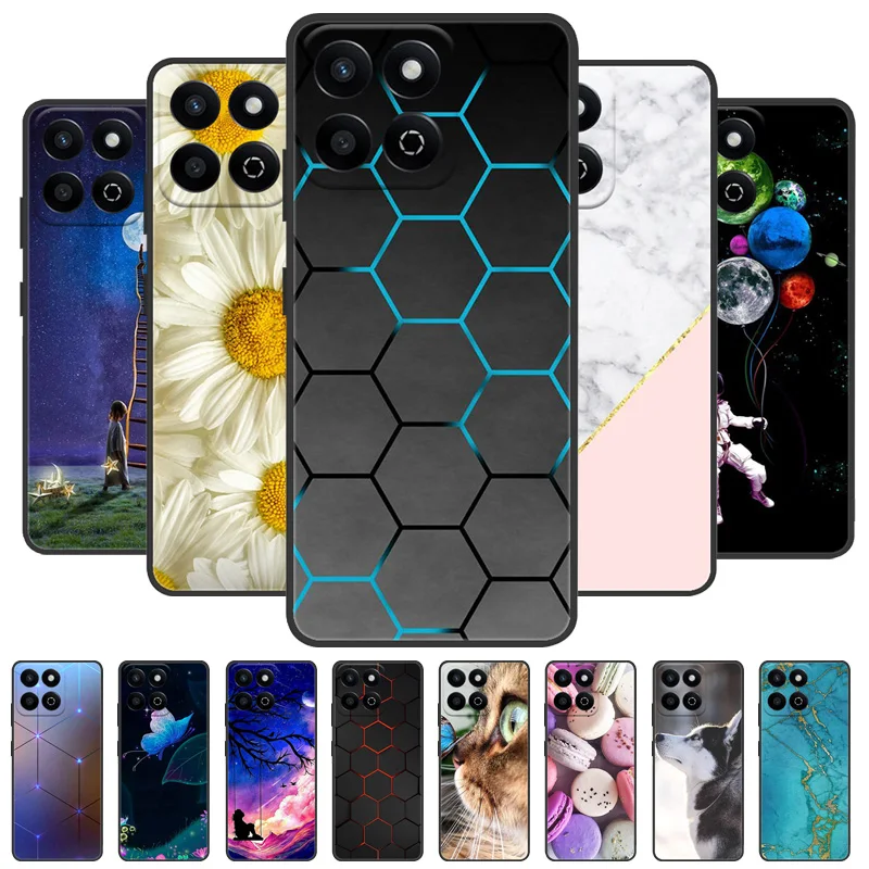 Para Coque Honor 200 funda inteligente funda trasera de silicona suave funda protectora para teléfono Honor 200 Smart 5G Fundas Etui 6,8''