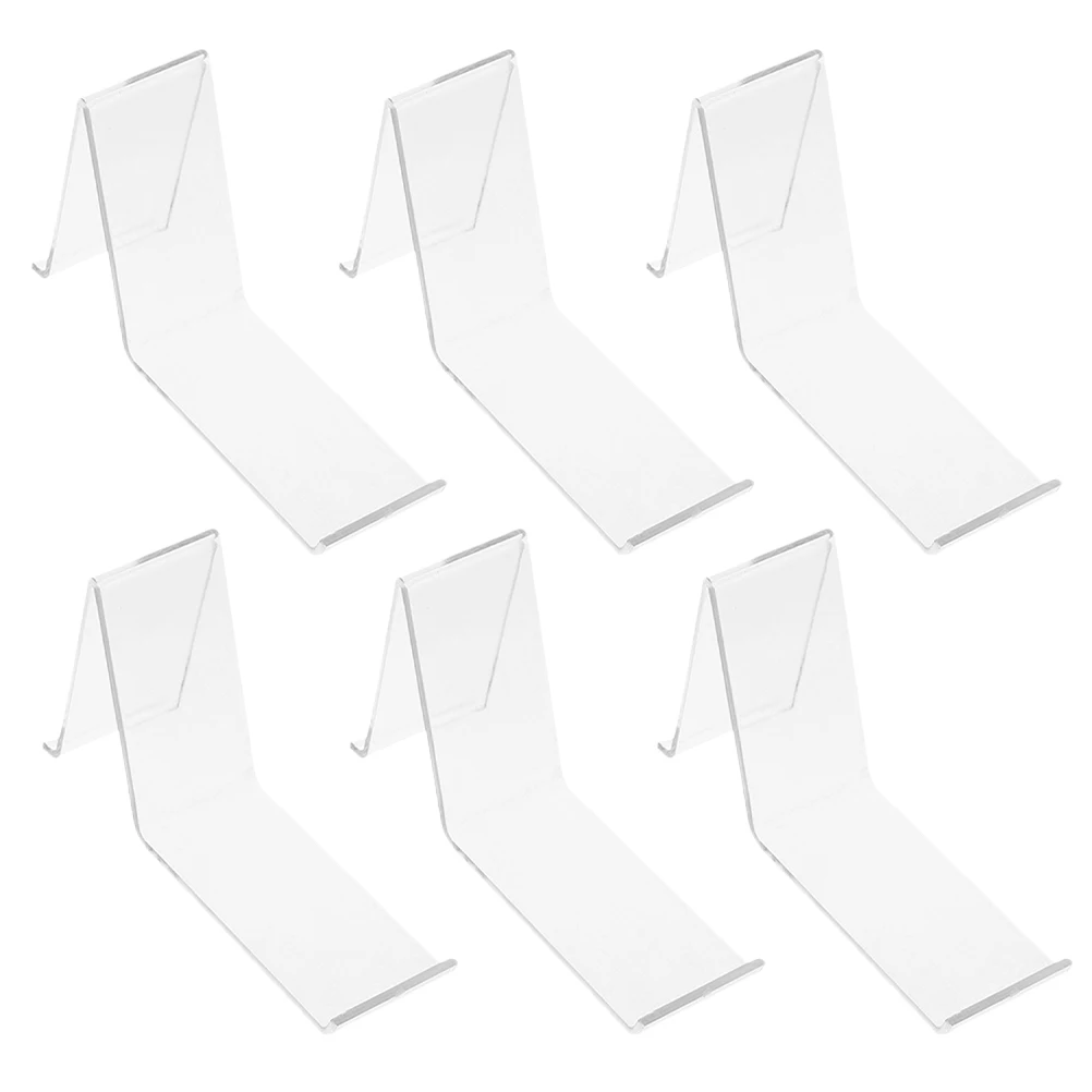 

6pcs Shopping Mall Display Shoe Rack Acrylic High Heel Display Stand Retail Store Organizer Shelf Shoe Cabinet