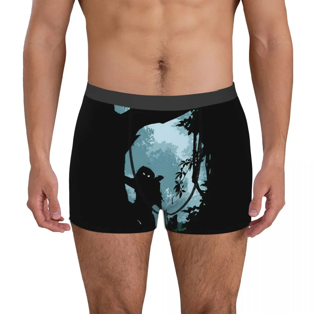 Smalls Predator Movie Alien 27 Exotic Men's Boxer Briefs Graphic Vintage Funny Winter Wearable