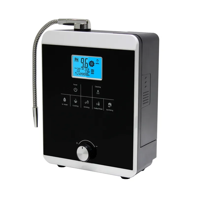Portable Electric Water Ionizer Filter Alkaline Beneficial Drinking System Manual Energy Purifier for Home Outdoor Camping