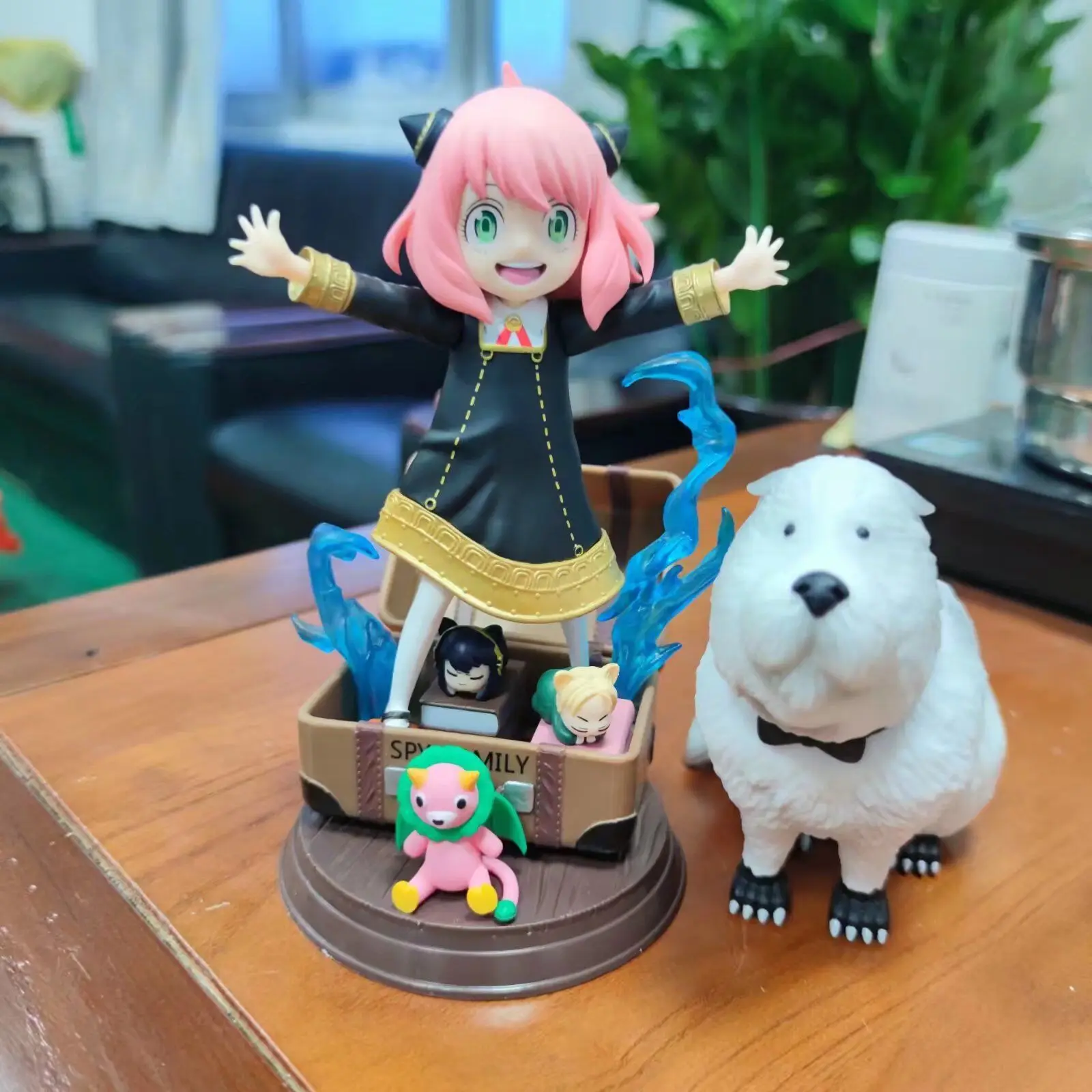 

SPY x FAMILY Anya & Bond Figure Statue - Anime Collectible Decor, Cute Model Gift for Fans