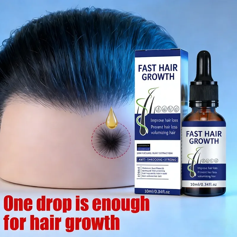 

Double Hair Growth Essential Oil – Plant Essence Powered, Reduces Hair Loss & Baldness, Scalp‑Friendly Formula