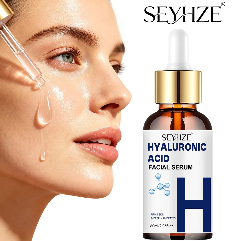 SEYHZE Hyaluronic Acid Collagen Serum – With Ceramides, Aloe & Centella Asiatica, Tightens Skin, Controls Oil, Locks in Moisture
