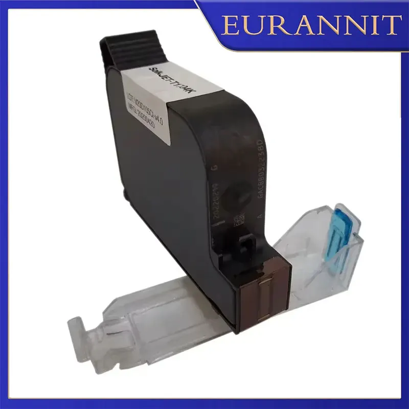 EURANNIT T1704K 12.7mm Original High Adhesion Ink Cartridge Fast Drying Water-proof Solvent Ink for Handheld Inkjet Printer