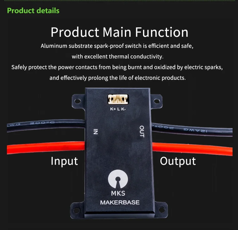 Makerbase VESC 75200 V2 84V 200A Aluminum PCB BLDC Controller for E-Foil AGV Fighting Robot Surfboard