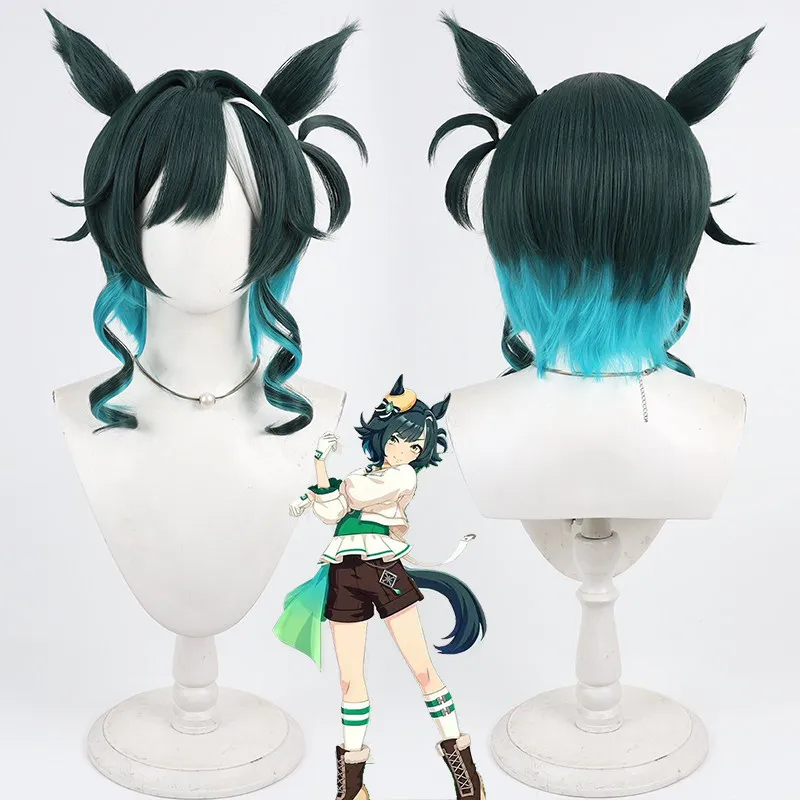 アニメウマ娘キセキコスプレウィッグプリティーダービーキセキコスプレヘア耳尻尾付き耐熱人工毛ハロウィンパート