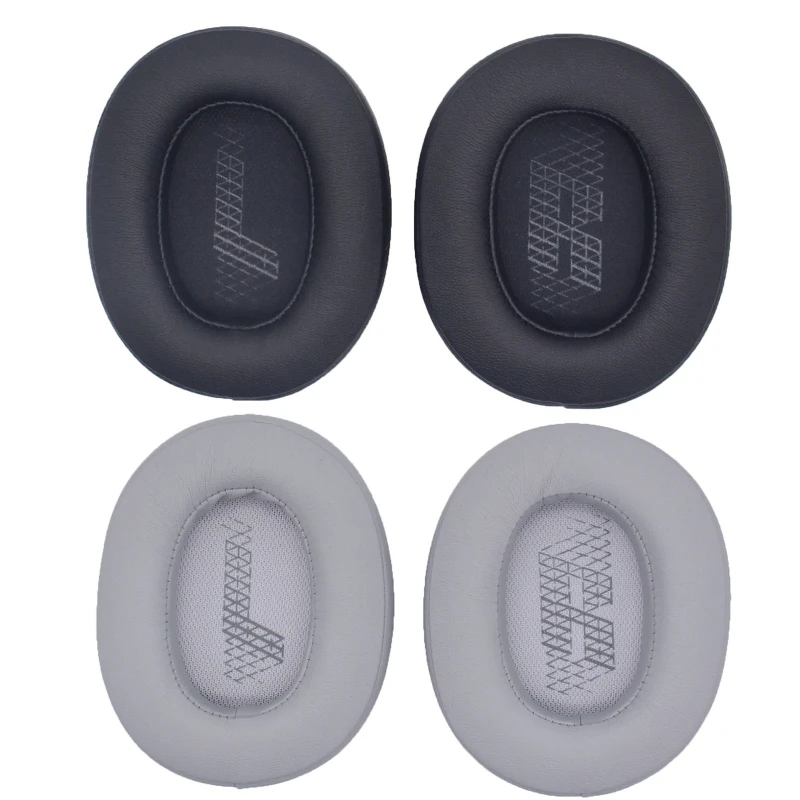 2 Pieces Repalcement Memory Foam Protein Leather Ear Pads Cushion for JBL Live 500BT Wireless Headphone Earpads