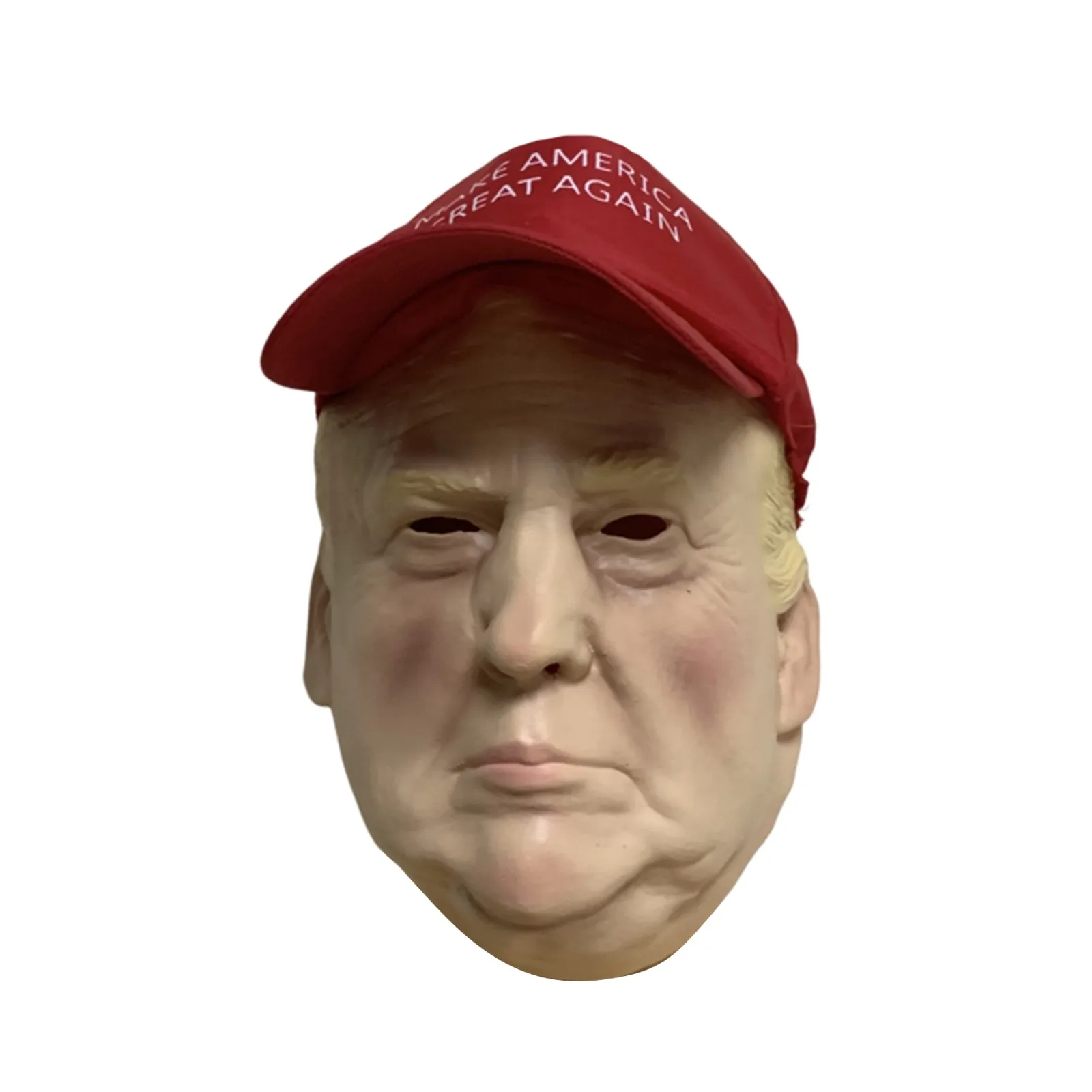 Trump Latex Full Head Face Human Mask for Mask Festival Halloween Easter Costume Party Donald Trump Presidential Cosplay Fans