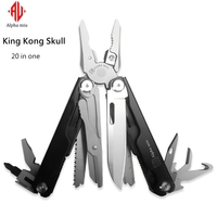 Alpha 20-in-1 Tactical Multi-Tool with Folding Pliers & Knife - Compact EDC Gear for Outdoor Camping, Survival & Hiking driving