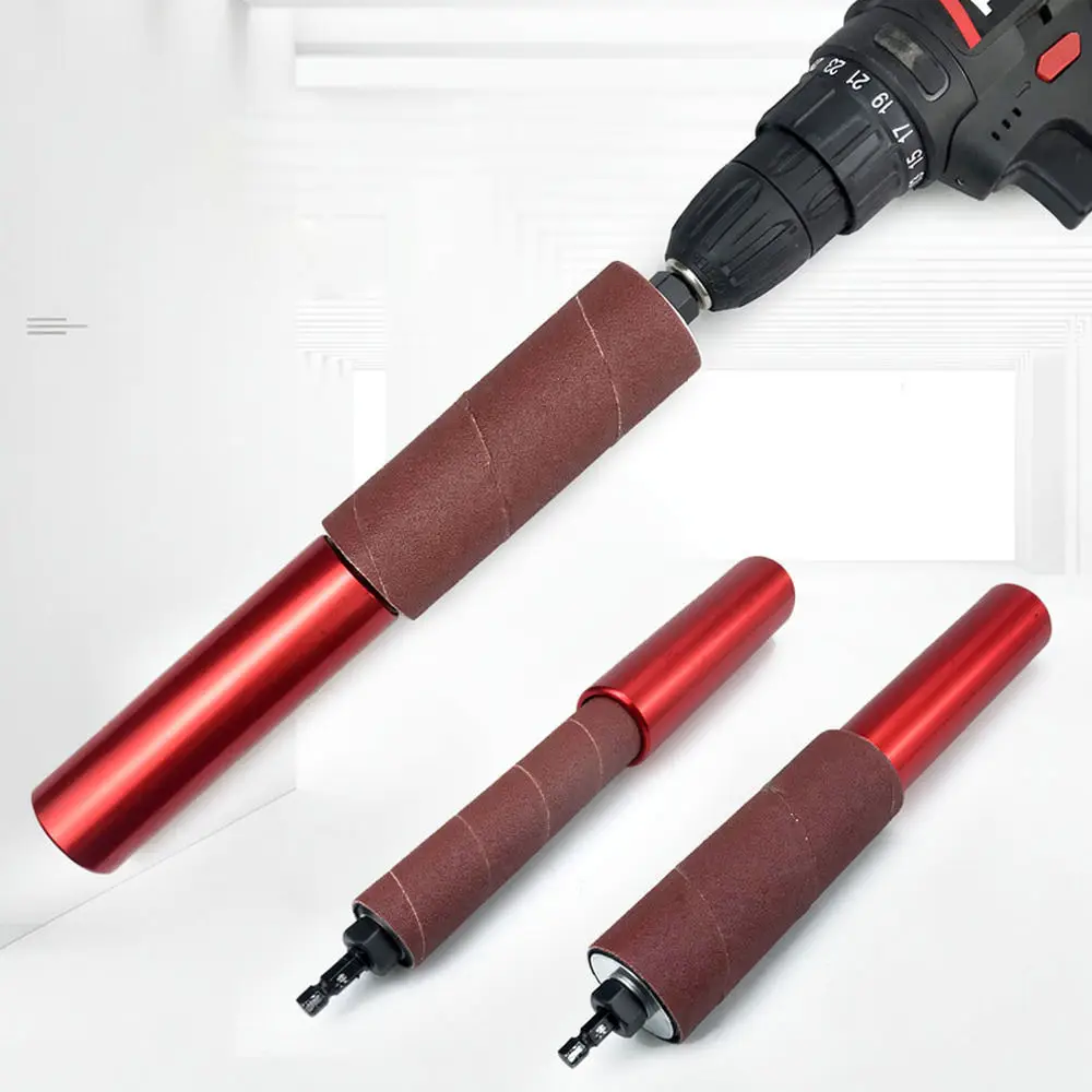 Electric Drill Sander Attachment Polishing Rod For Woodworking Metal Repair Plastic Finishing Stone Craft Grinder Tool
