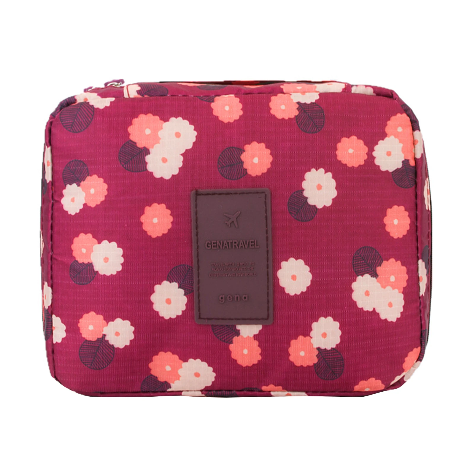 Travel Cosmetic Bag Oxford Cloth Hanging Toiletry Organizer Waterproof Wet Dry Separation Case for
