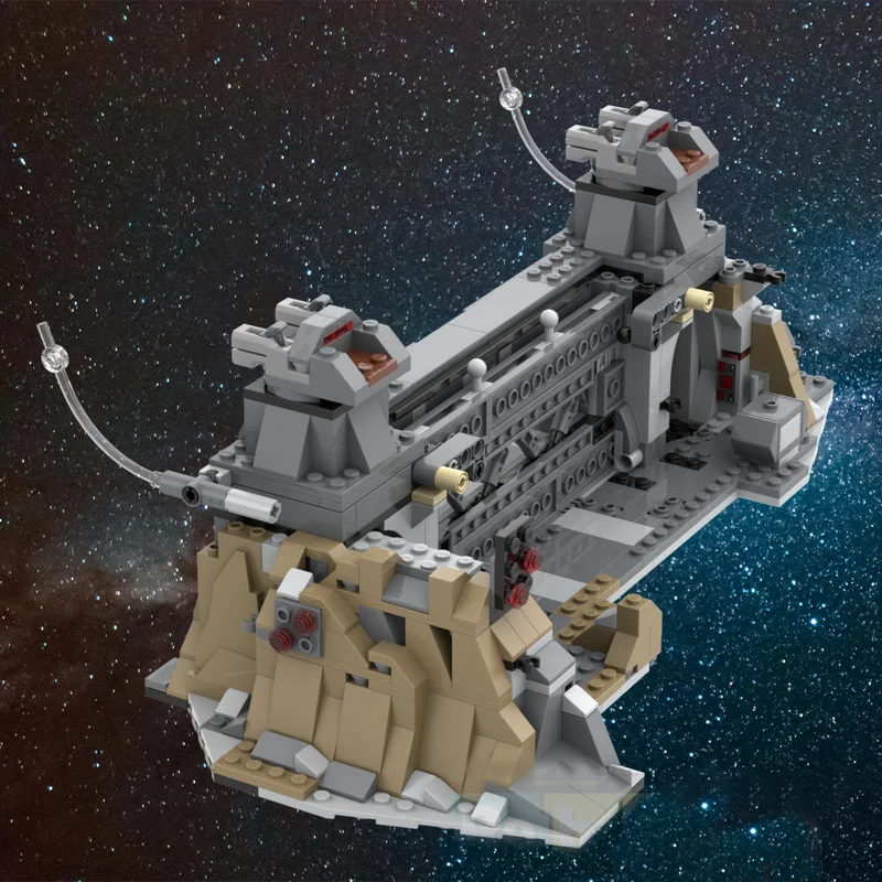 ภาพยนตร์ดารายอดนิยมรุ่น Moc Building Blocks Dual Double Build รุ่นเทคโนโลยีอิฐประกอบวันหยุดก่อสร้างของเล่นของขวัญ