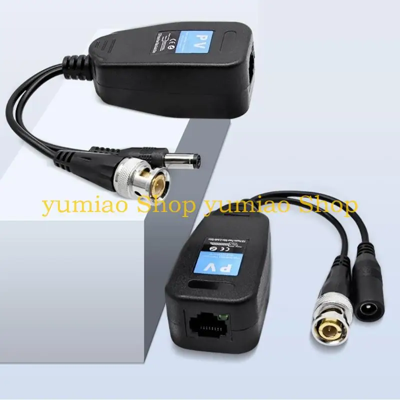 587B Universal Security Camera Transmitters AHDs CVIs TVIs CVBS Compatible Noise Reductions Technology Weatherproof ABS Housing