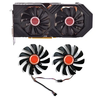 Ventilador de Refrigeración para Tarjeta de Video XFX RX 590 580 VGA, FDC10U12S9-C CF1010U12S 95mm RX580 RX590 GME GPU 1