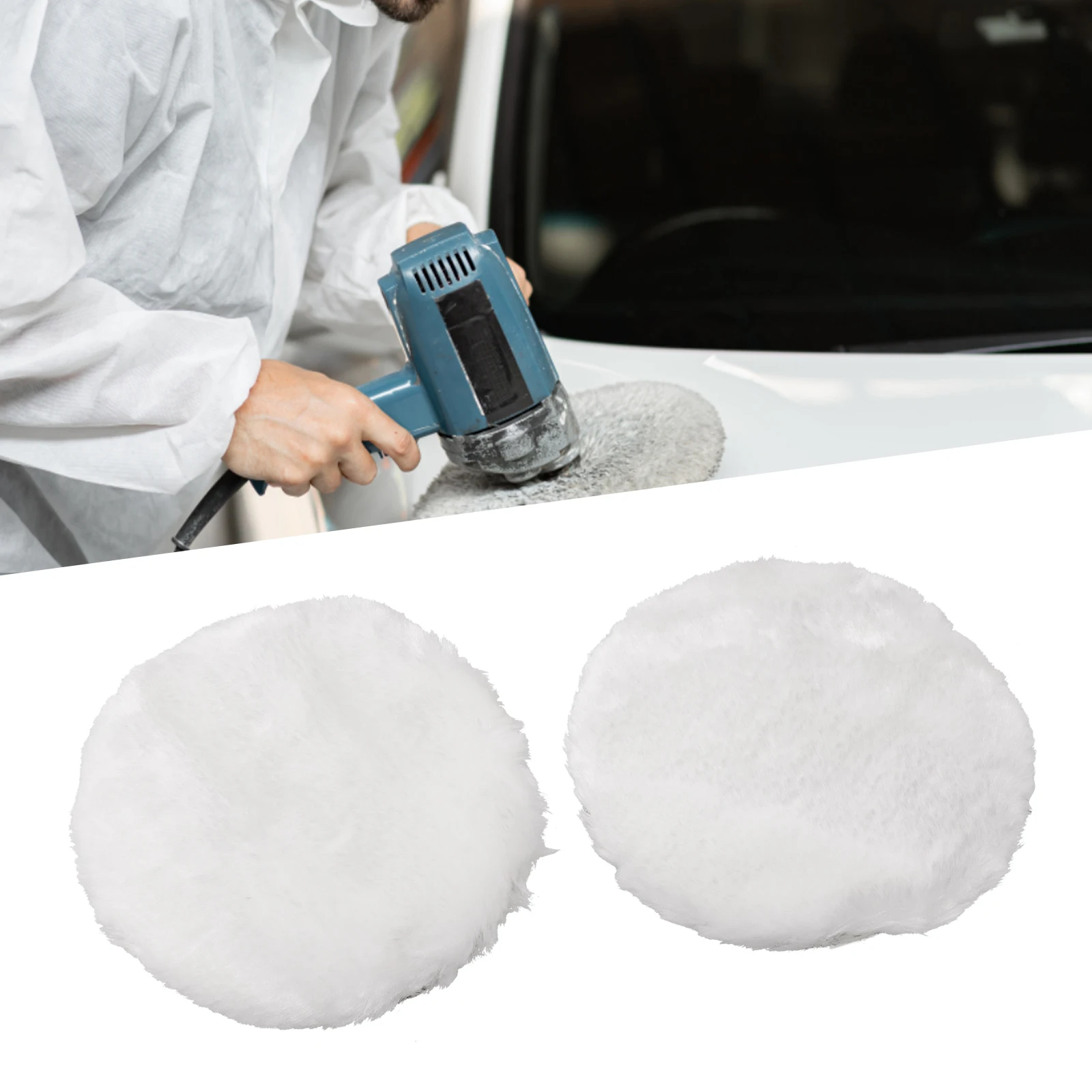 

Buffing Pads Polishing Pad Grinding Pad For Metal 2pcs For Marble Wool Felt Polishing Disc 4Inch 100mm New Practical