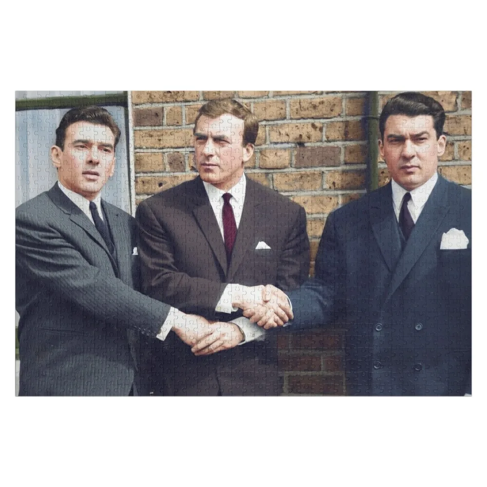 

The Kray Brothers Jigsaw Puzzle With Photo Personalized Name Customs With Photo Personalised Puzzle