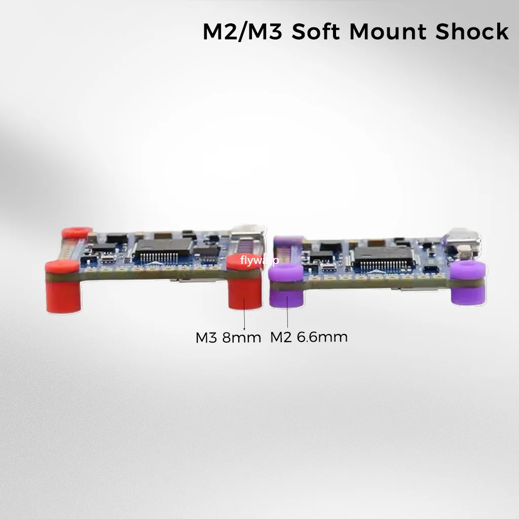 FPV โดรน M2/M3 ตัวดูดซับแรงกระแทกแบบติดตั้งแบบนุ่มสำหรับตัวควบคุมการบิน F4/F7 |   ลูกบอลลดแรงกระแทกสำหรับชิ้นส่วนโดรน RC ขนาด 20×20 และ 30.5×30.5