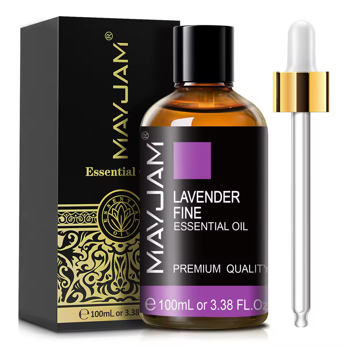 MAYJAM Ароматерапевтические эфирные масла: лаванда, чайное дерево, бутоны гвоздики, куркума, сосновая иголка, 100 мл чистого эфирного масла.