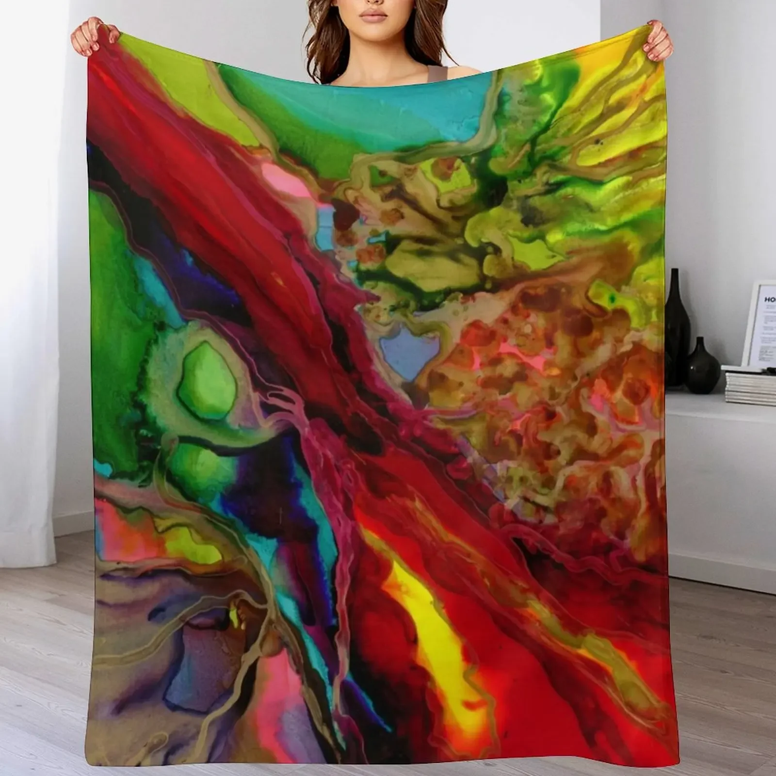 

Four Elements Throw Blanket Compact Warm Blanket for Car Road Trip