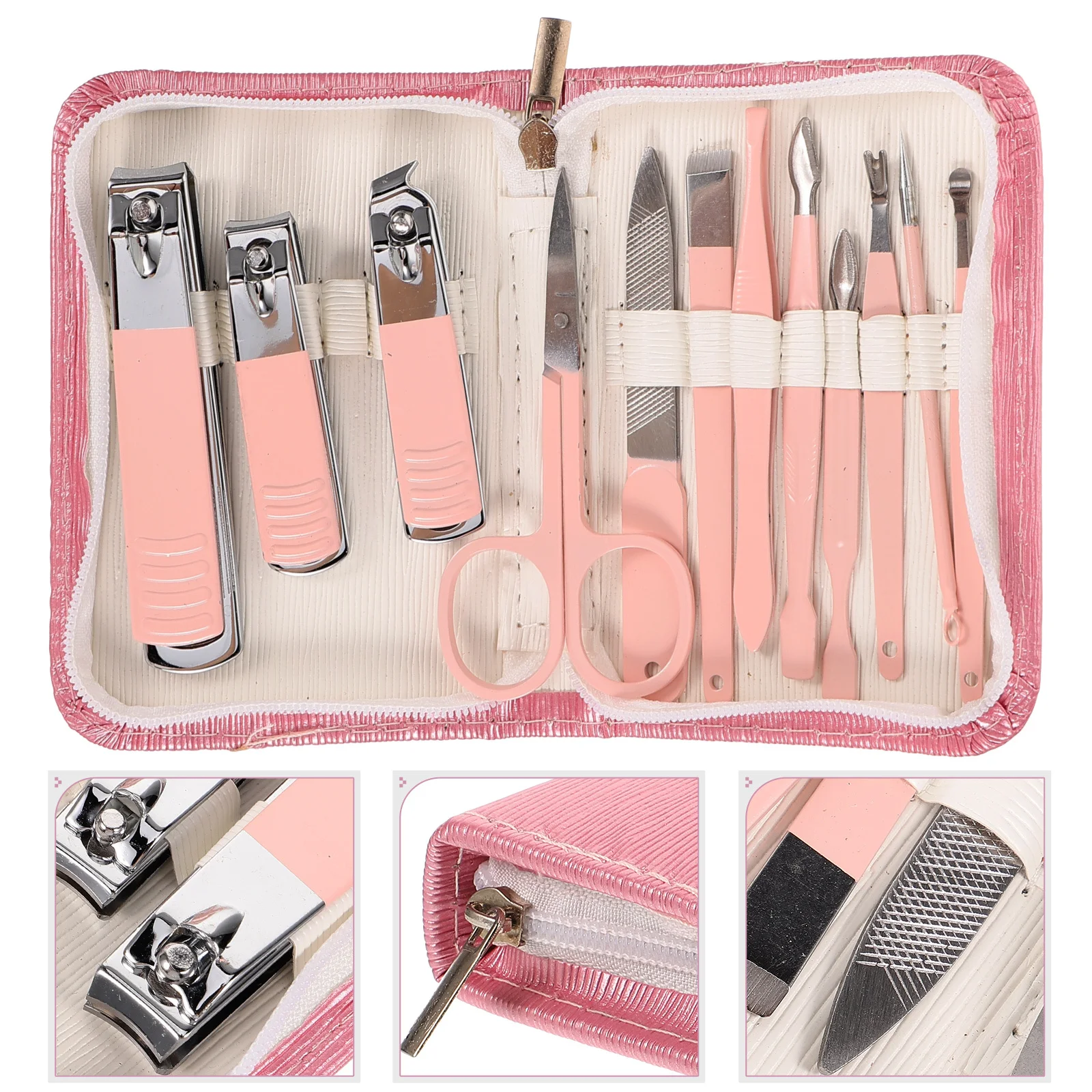 

1Set Nail Care Kit Professional Manicure Set Travel Storage Bag Nail Clipper Set Travel Manicure Kit Beauty Tools