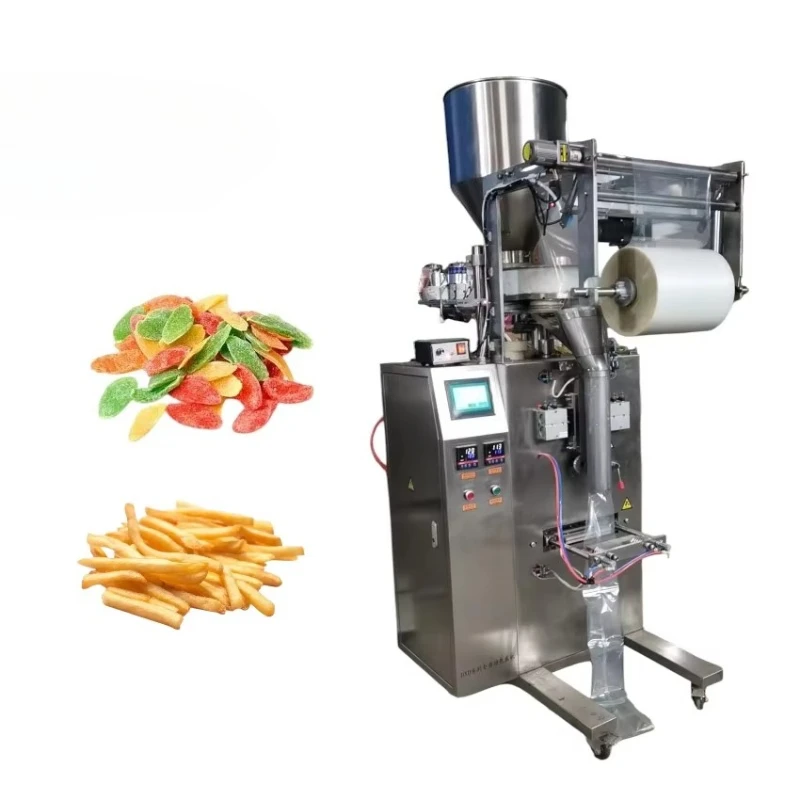 Vertical packaging machine, candy potato boat banana sachet packaging machine