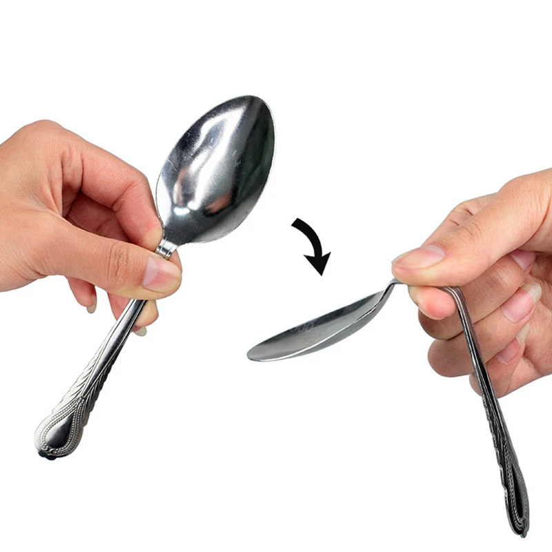 Bend Spoon Bending Magic Tricks Street Close Up Magic Tricks Classic Magic Toys