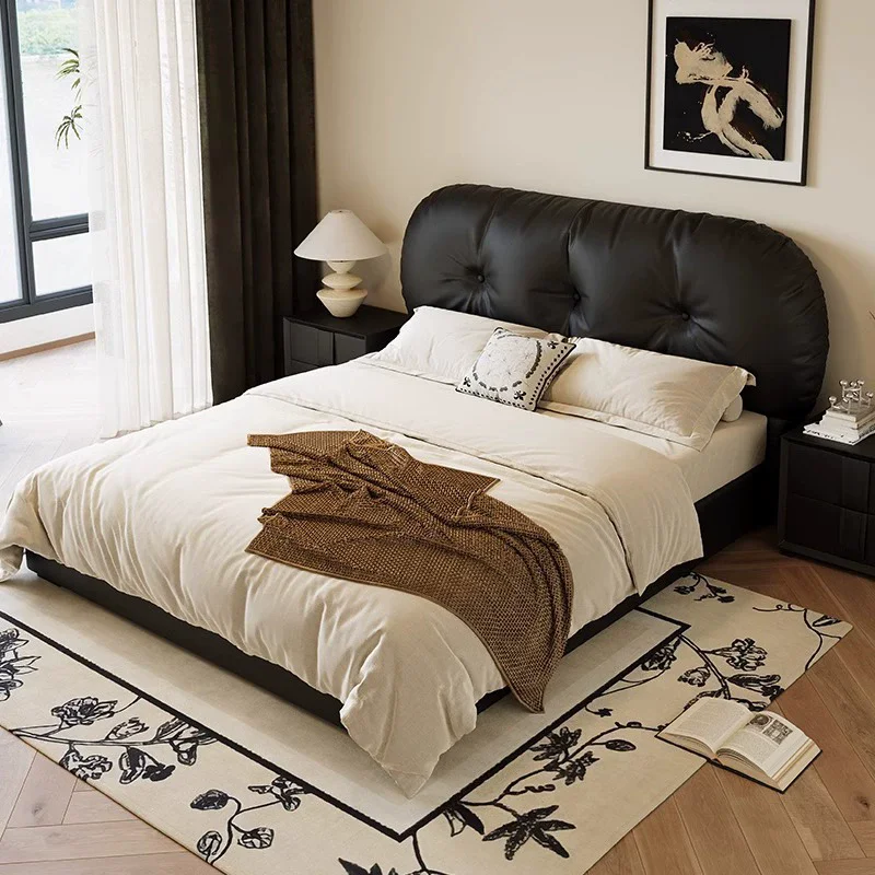 Modern Queen And King Size Wooden Beds Home Furniture Bedroom Set With Storage And Multifunctional Tatami Adjustable Feature