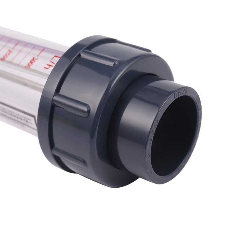 LZS-25 Flow Meter Plastic Tube Type 300-3000L/H Water Rotameter Liquid Flowmeter Measuring Tools For Chemical Light