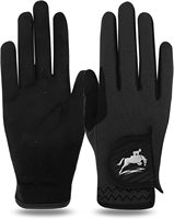 Horse Riding Gloves Equestrian Women Mesh Breathable Lightweight Color Pack, Comfortable Grip All Weather