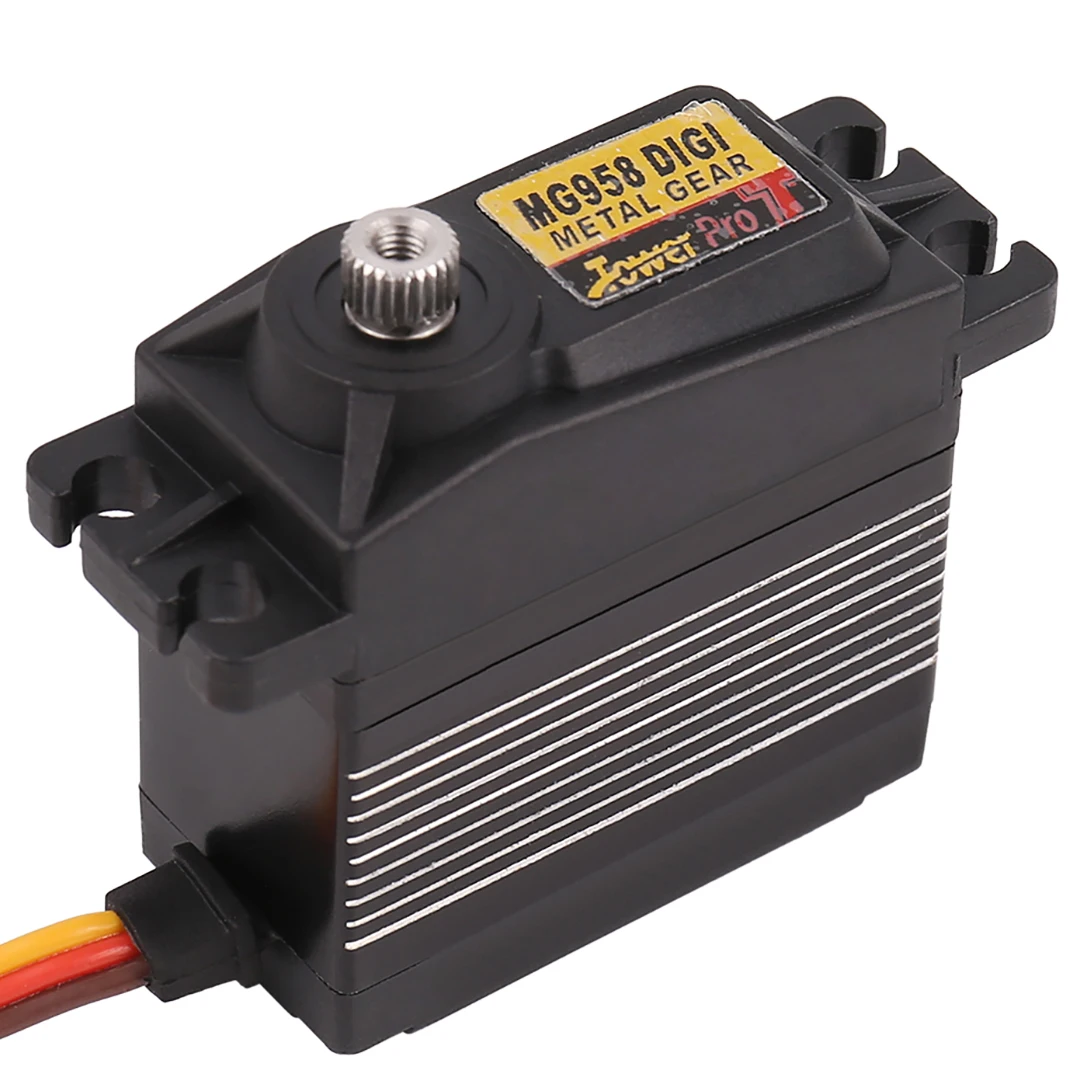 MG958 65g servo numérique à engrenage métallique à couple élevé pour hélicoptère Robot de voiture RC 20KG/18KG-accessoires de modèle télécommandé