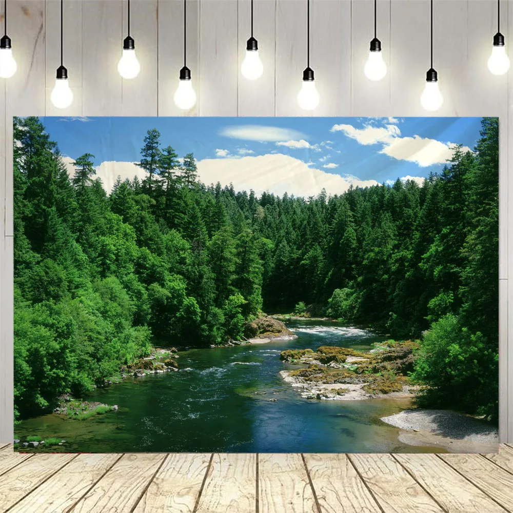 

Natural Forest Waterfall Landscape Tapestry Wall Hanging Home Art Decoration Living Room Background Cloth Yoga Bed Sheet