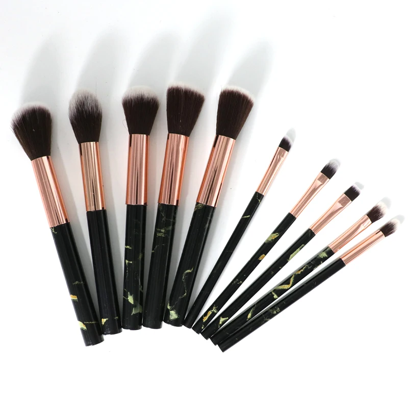 10pcs Makeup Brushes Tool Set Cosmetic Powder Eye Shadow Foundation Blush Blending Beauty Make Up Brush Maquiagem