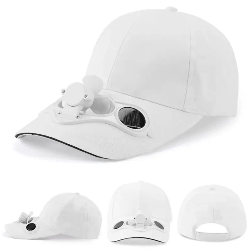 Solar-Ventilatorhut für Männer und Frauen - Sonnenschutz Sommer-Kühlkappe UV-Sonnenschutz Verstellbar & Atmungsaktiv – Detail 6