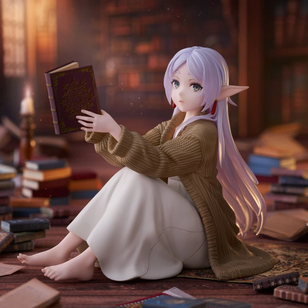 

Anime Figure Frieren Figure Frieren sitting action figures Doll PVC Girl Model Toy Adult Ornament Collection Statue Gift 10-13cm