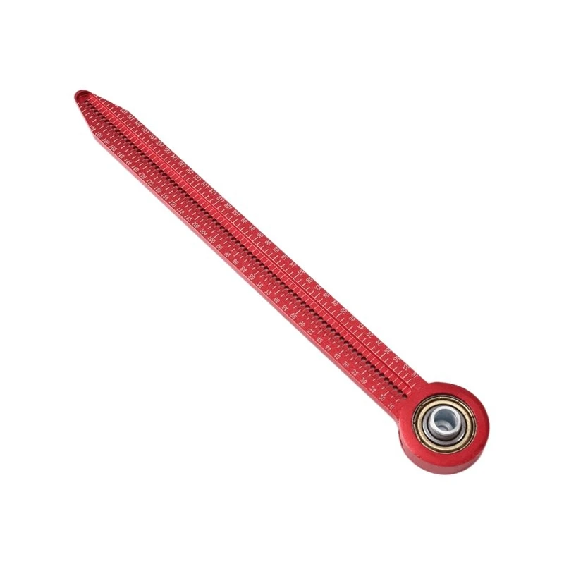 CMHI-Circular Drawing Tool Aluminum Alloy Woodworking Compass Scriber 360 Degree Rotating Metric And Imperial