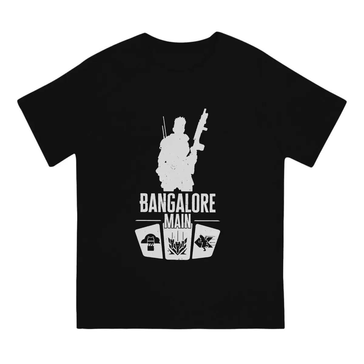 Bangalore T-Shirt Men Apex Legends Multiplayer Online Battle Arena Funny Cotton Tee Shirt Crewneck Short Sleeve T Shirts Tops