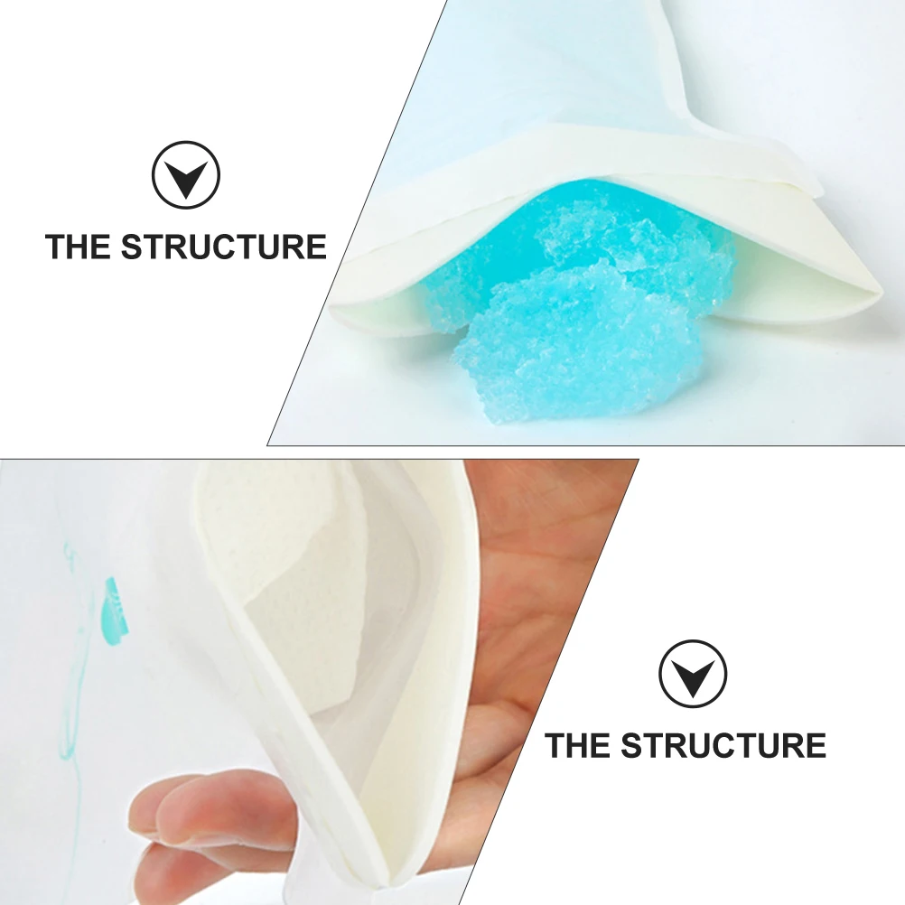 

4pcs Disposable Urine Bags Super Absorbent Leakproof Emergency Bags For Outdoor Car Use Sealable Self-Sealing Lightweight
