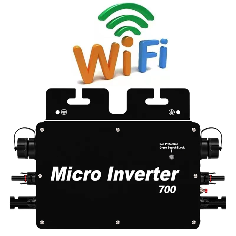 Micro inversor inteligente na rede, inversor solar, monofásico, 800 W, 220V, 230V, 800 W