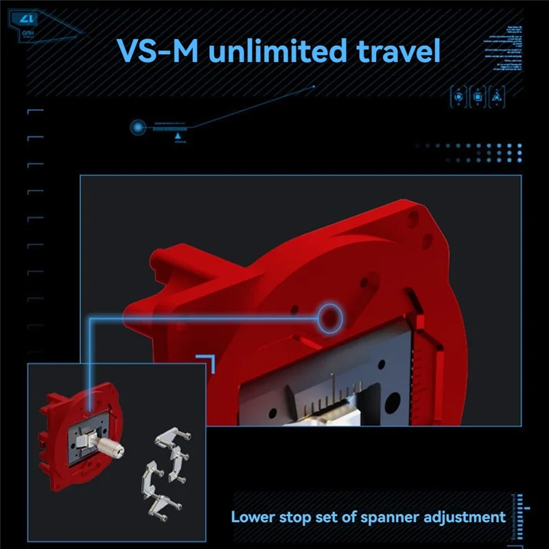 AEF7-Adjustable RDC90 Sensor VS-M Gimbals Joystick For FPV Drone For Jumper T20/T18 PLUS/T14/T15/T32HD