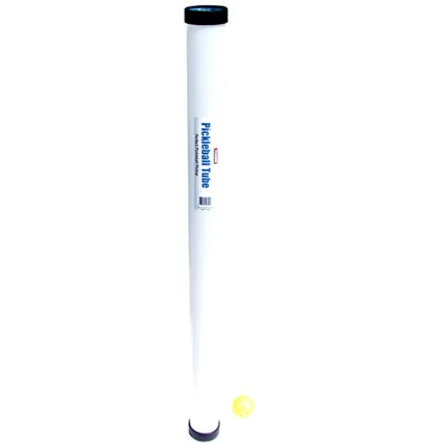 

Pickleball Pickup Tube for Pickleballs - Holds 17 Balls Plastic Transparent Easy to Carry and Store