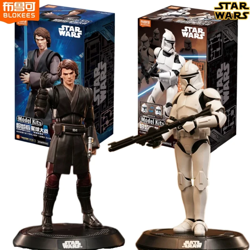 BLOKEES Star Wars: Edição Homem de Blocos de Montar - Soldado Clone Anakin Skywalker - Modelo de Montagem Colecionável - Brinquedo para Crianças