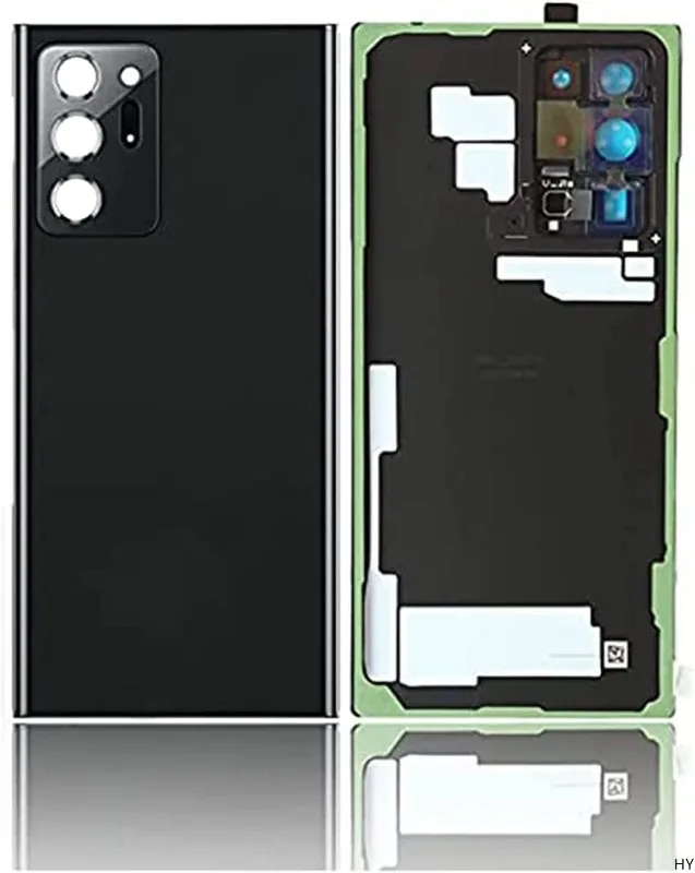 Note 20 Ultra 5G Back Glass Replacement Housing Door Panel Parts for Samsung Galaxy Note 20 Ultra (Cosmic Black)