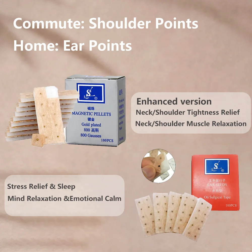 

Набор магнитных бусин для акупрессуры для снятия стресса - 200 шт. серые/красные шарики для магнитной терапии King для шеи, боли в запястьях и тревоги Re